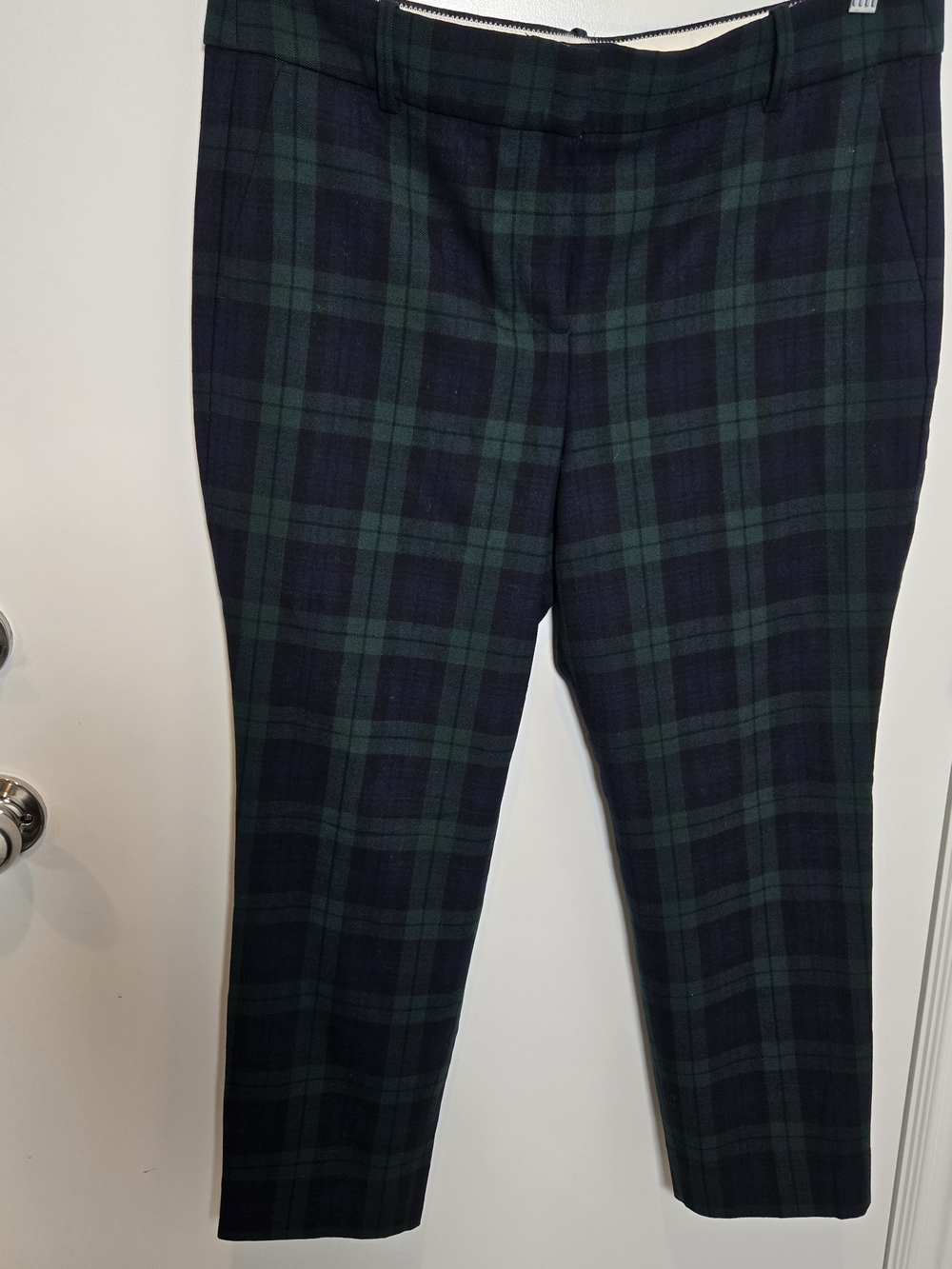 J. Crew Blackwatch Plaid Cropped Pants
